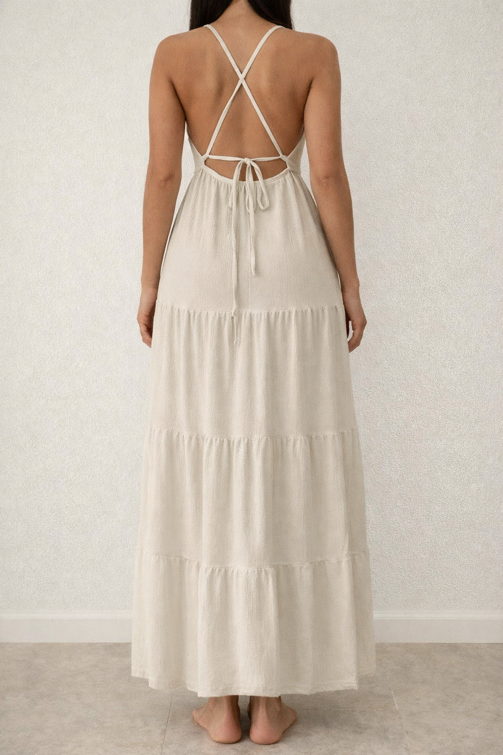 ✨ Robe longue beige – élégante et légère ✨